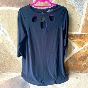 Women’s Sympli black cut-out dress